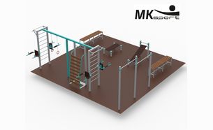 Изображение для товара Спортивная площадка со спортивным комплексом