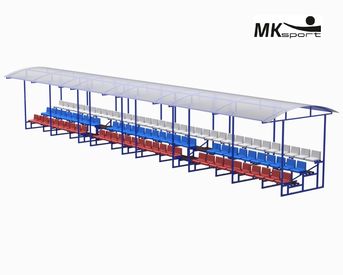 Изображение для товара Трибуна на 100 мест с навесом